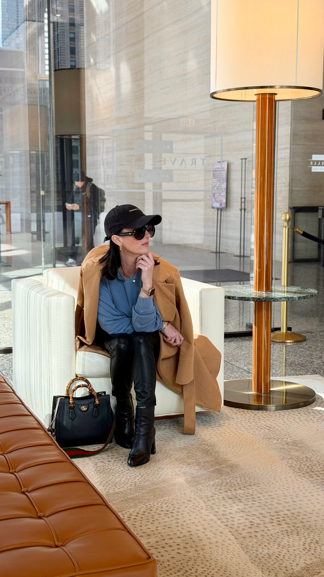 Felt so chic in this outfit in Chicago this afternoon! So cute and stylish and I am living for this hat that lets you know I am simply unbothered & unmatched. Loving this brand I found @Akalia it’s so trendy and chic and I love it.

#LTKootd #LTKOver40 #LTKgrwm