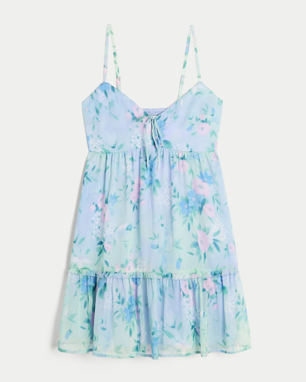 Babydoll Mini Dress | Hollister (US)