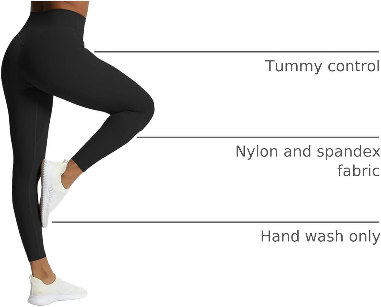 Aoxjox High Waisted Workout Leggings for Women Tummy Control Buttery Soft Yoga Metamorph Deep V P... | Amazon (US)