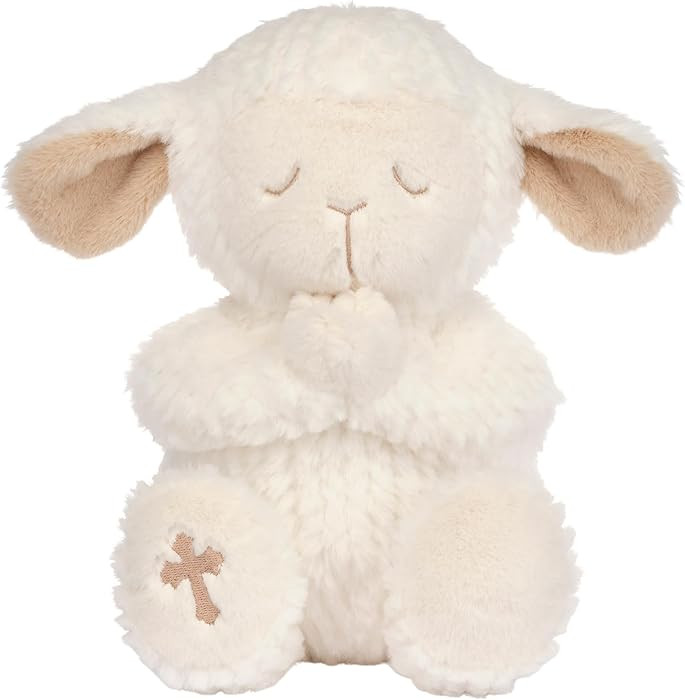 Lambs & Ivy Heaven Sent Praying Baptism Plush Lamb Stuffed Animal Toy - Mary | Amazon (US)