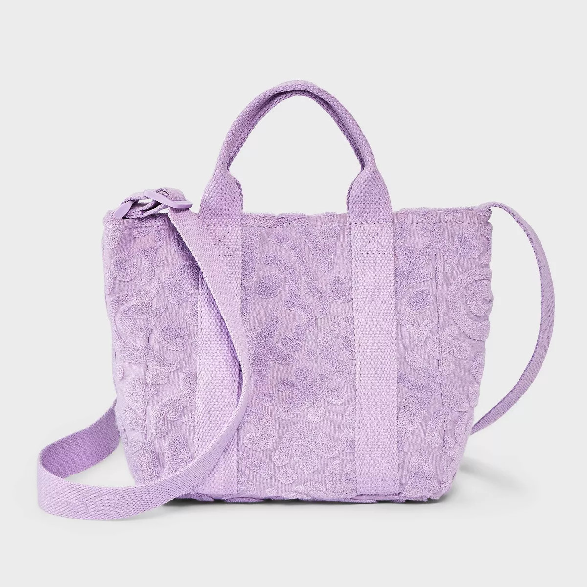 Girls' Mini Terry Handle Crossbody Bag - Cat & Jack™ Purple | Target