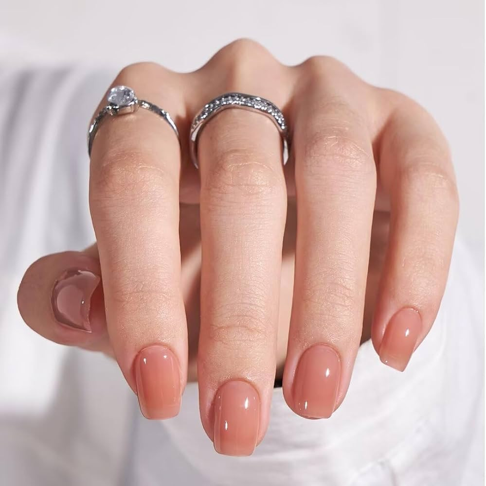 BTArtbox Press On Nails Short - Glue on Nails Square, Soft Gel Light Weight Fake Nails with Glue,... | Amazon (US)
