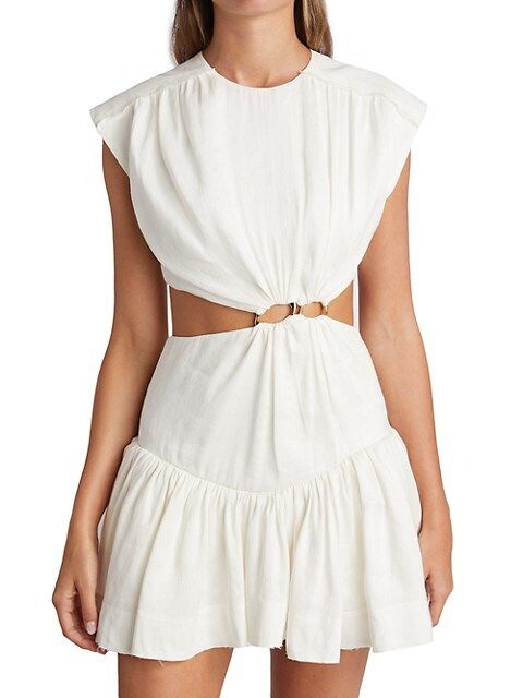 Scent Of Summer Ring Flip Mini-Dress | Saks Fifth Avenue