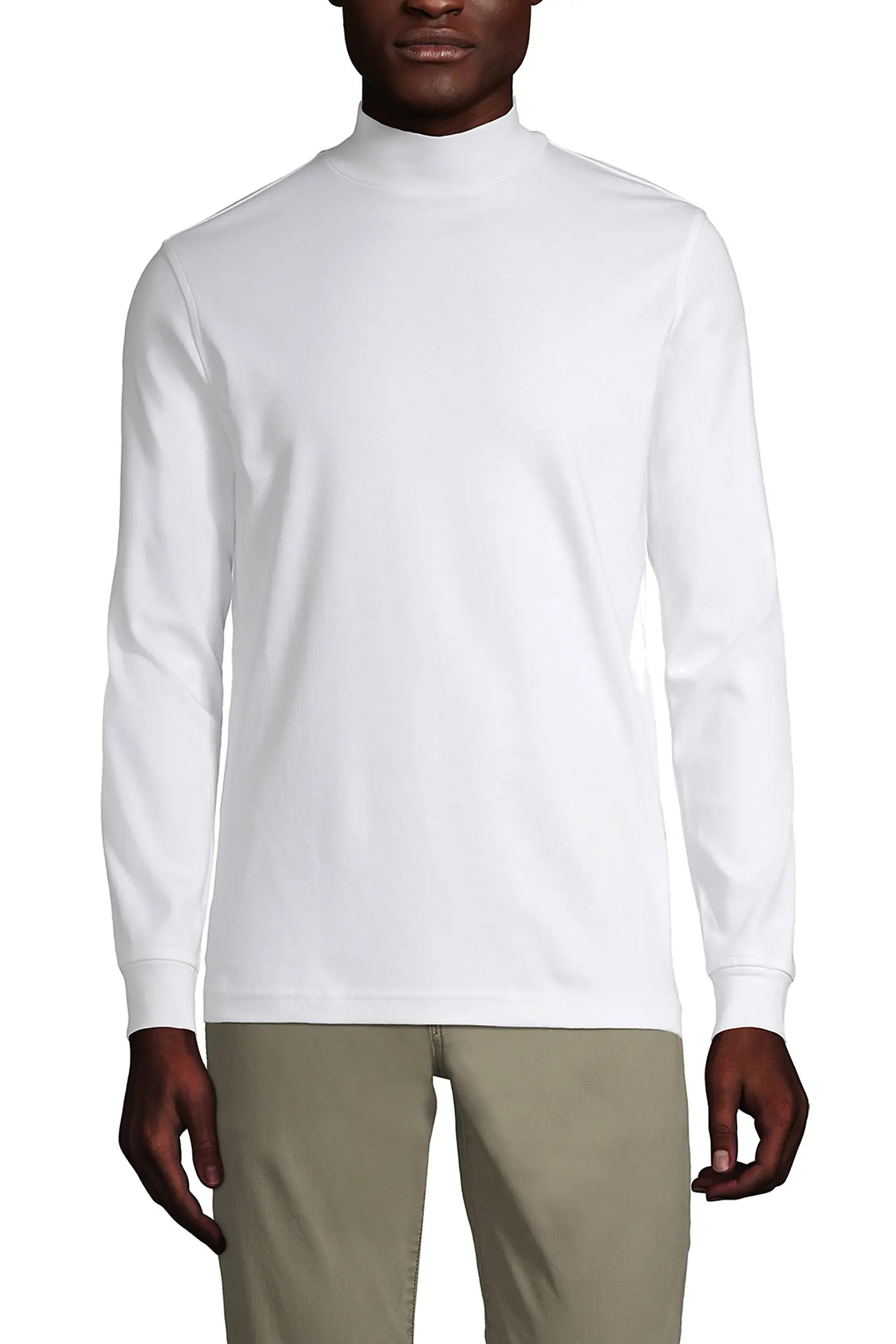 Cotton Supima Mock Turtleneck (Men) | Nordstrom | Nordstrom