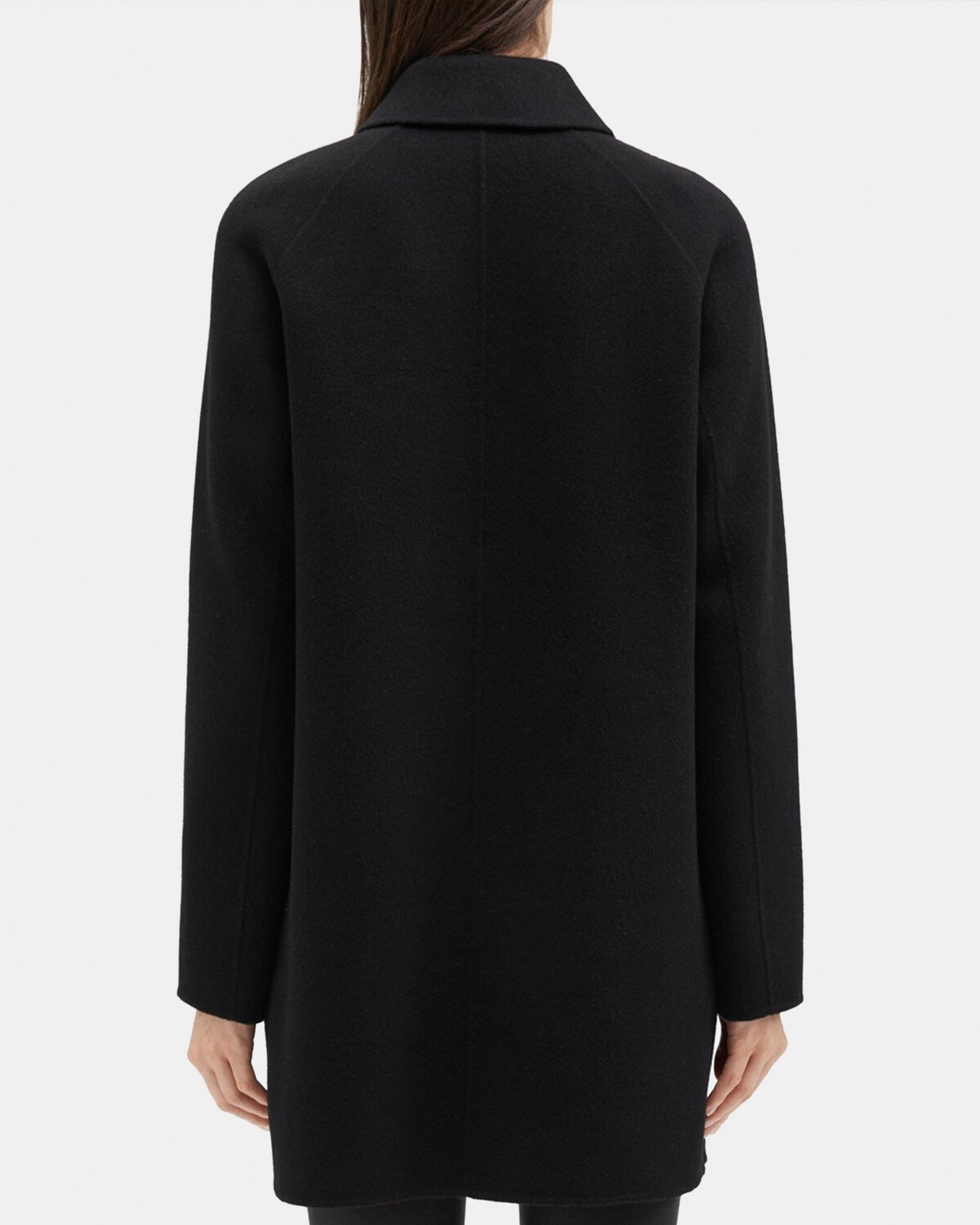 Caban Coat in Double-Face Wool-Cashmere | Theory Outlet