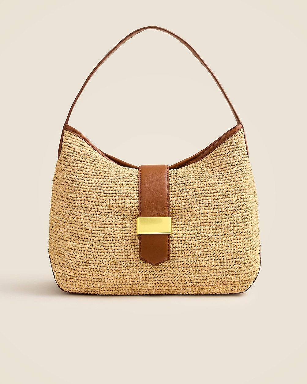 Berkeley shoulder bag in handknotted straw | J. Crew US