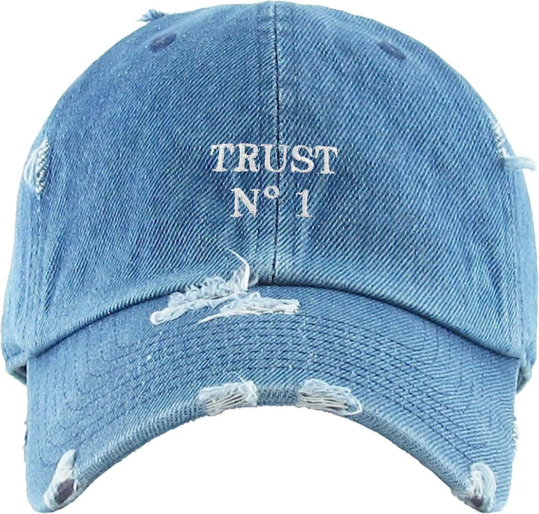 Trust No One Hustle Savage Vibe Baseball Cap Dad Hat Adjustable Cotton Vintage | Amazon (US)