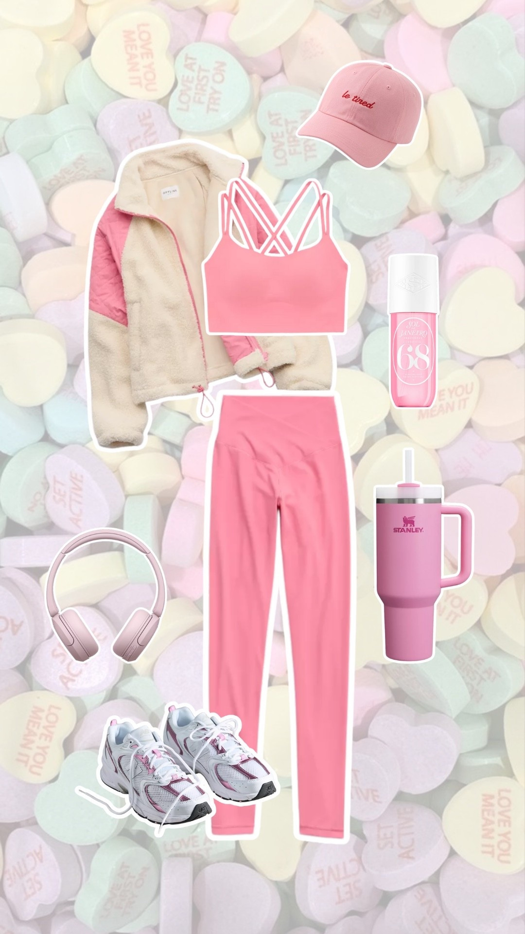 valentine’s day. pink workout set. 

#LTKfitnessgoals #LTKSeasonal