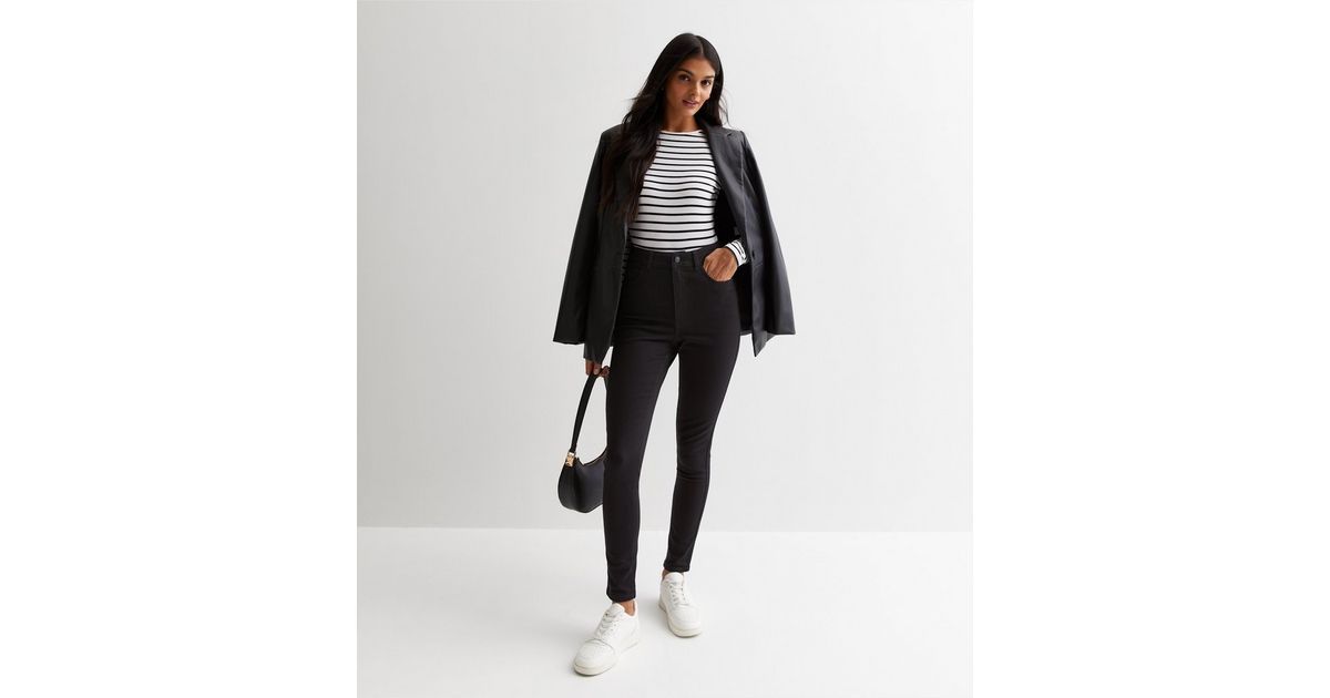 Black Lift & Shape Jenna Skinny Jeans
						
						Add to Saved Items
						Remove from Saved Ite... | New Look (UK)