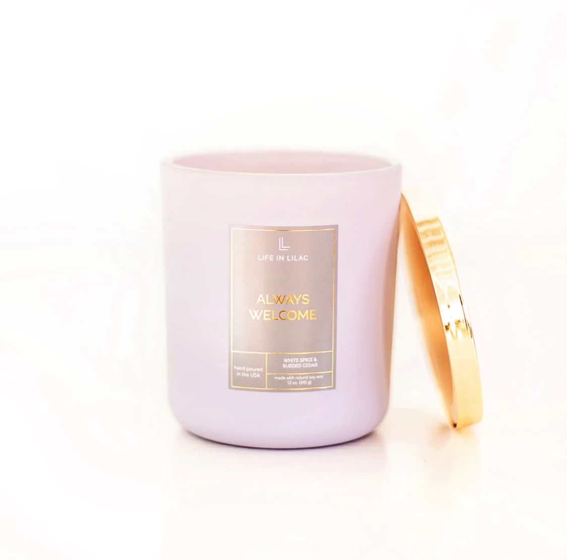 Always Welcome Candle | Life In Lilac