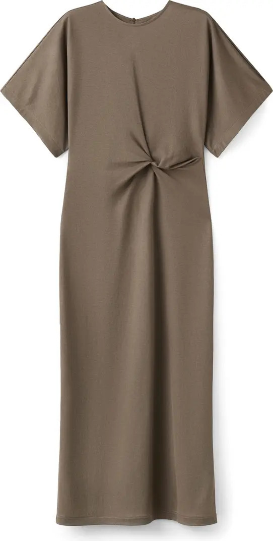 Gathered Midi Dress | Nordstrom