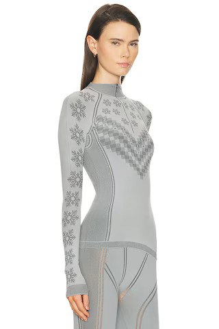 First Layers Half Zip Long Sleeve in Mirror Winter Fairisle | Revolve Clothing (Global)