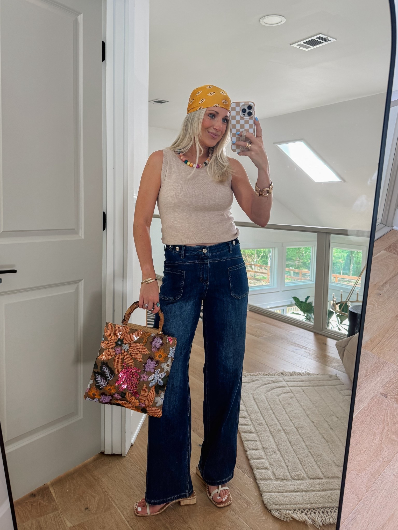 Wearing smalls in the top and jeans! 

#LTKSeasonal #LTKootd #LTKgrwm