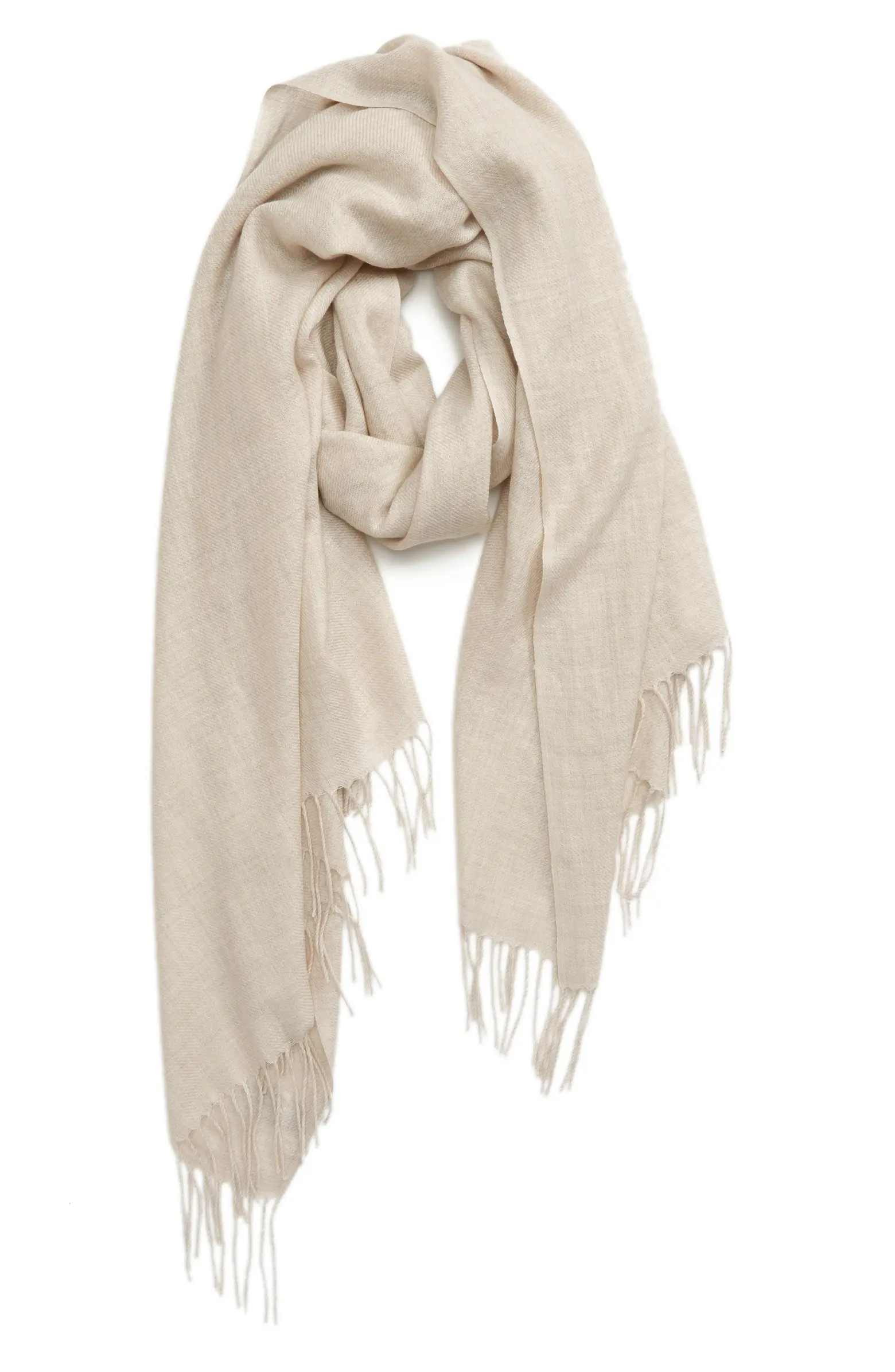 Tissue Weight Wool & Cashmere Scarf | Nordstrom