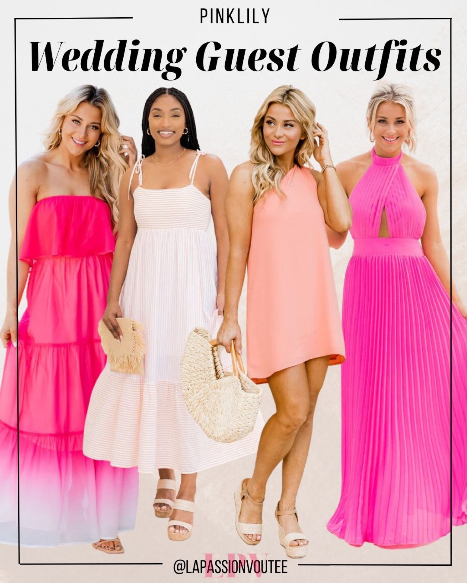 Pink Lily // wedding guest // wedding guest dresses // wedding guest outfits // spring dresses // summer dresses // pink dresses
#PinkLily #WeddingGuest #OutfitInspo #MustHaveDresses #SpringOutfits

#LTKSeasonal #LTKwedding #LTKFind