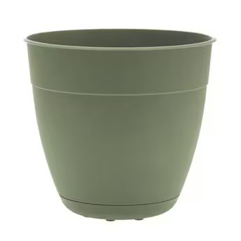 Bloem 20-in W x 18.23-in H Green Recycled Plastic Traditional Indoor/Outdoor Planter | Lowe's