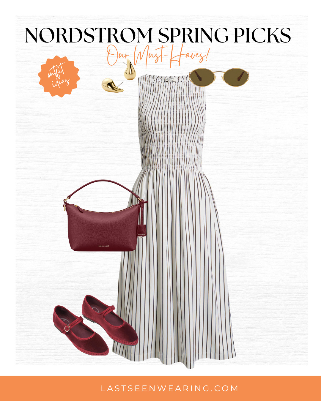 LOVE this Madewell dress! So pretty, especially with pops of burgundy!  

 #LTKootd #LTKSeasonal #LTKOver40