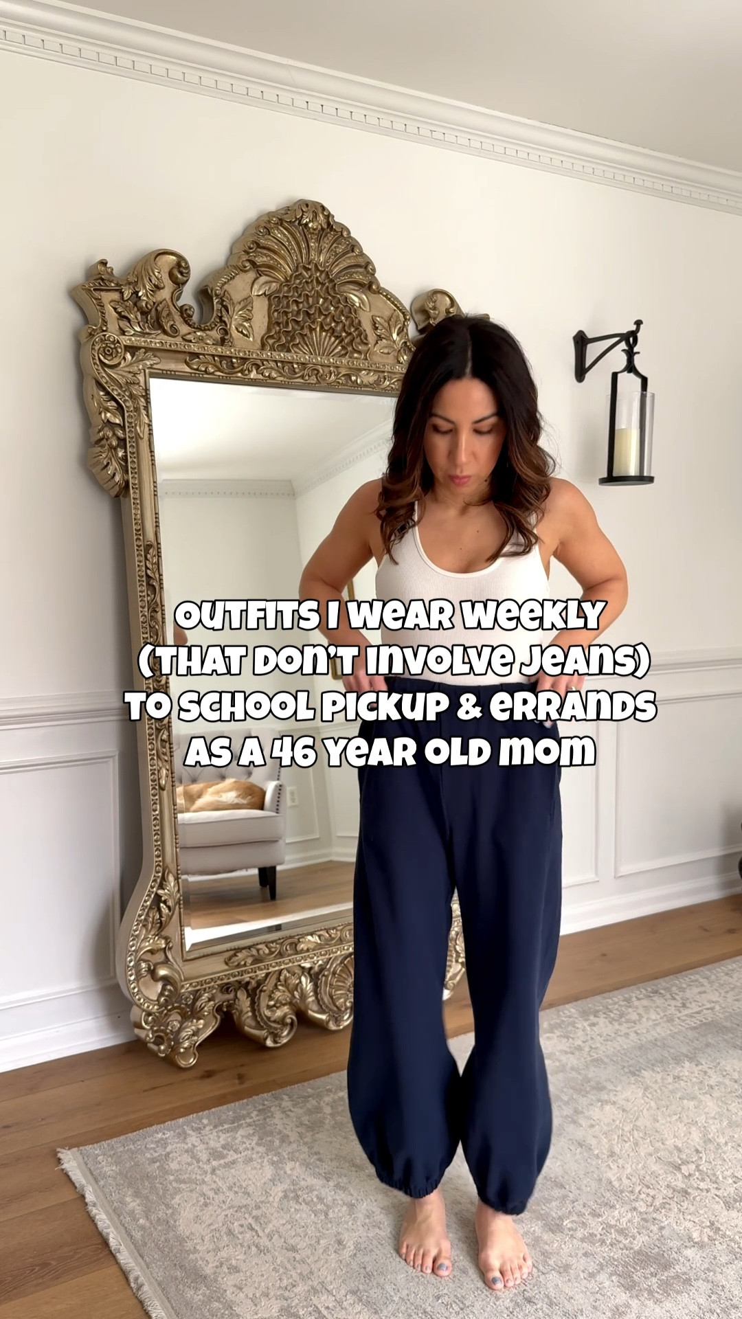 Wearing far more joggers than jeans lately. Here is one spring outfit formula 

I wear at least weekly. My sweater was finally just restocked in this exact color. The joggers are the nicest fabric for spring and summer (and petite friendly). Denim jacket w/ the sweatshirt lining back in stock and my necklace is only $14! 

Wearing small joggers. Small sweater. Small denim jacket. Sneakers size down.

#LTKOver40 #LTKootd #LTKPetite