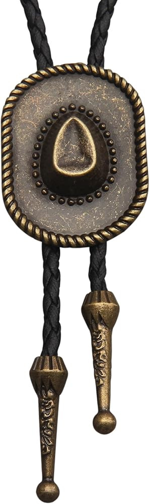 GelConnie Native American Bolo Tie Rodeo Cowboy Leather Necktie Western Necklace Costume Accessor... | Amazon (US)