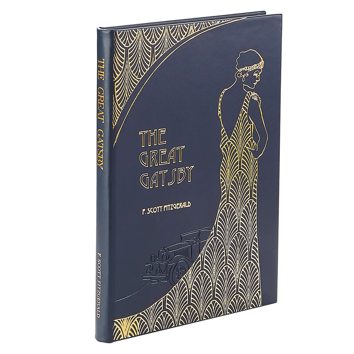 Graphic Image The Great Gatsby navy bonded leather edition