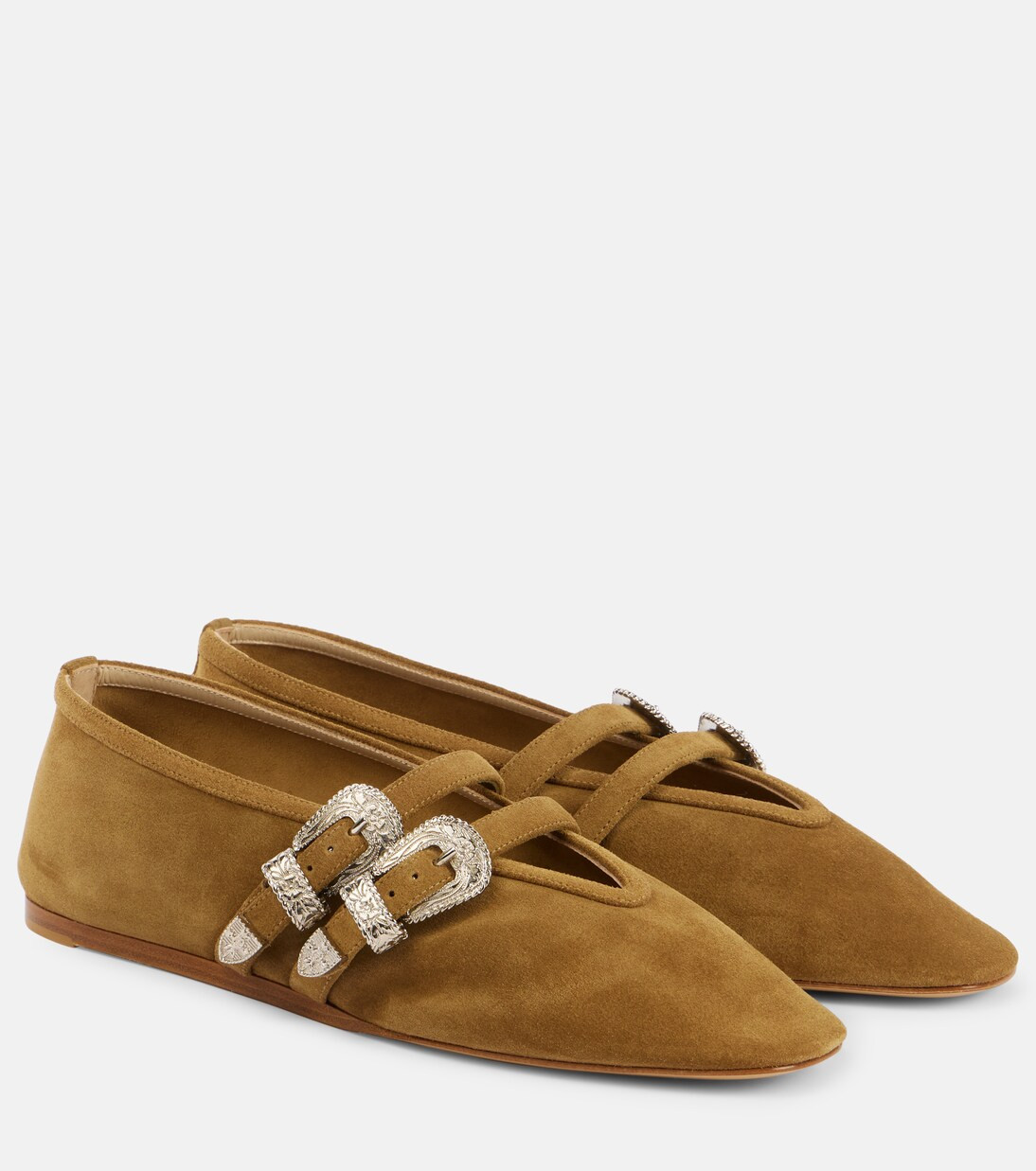 Claudia leather ballet flats | Mytheresa (US/CA)