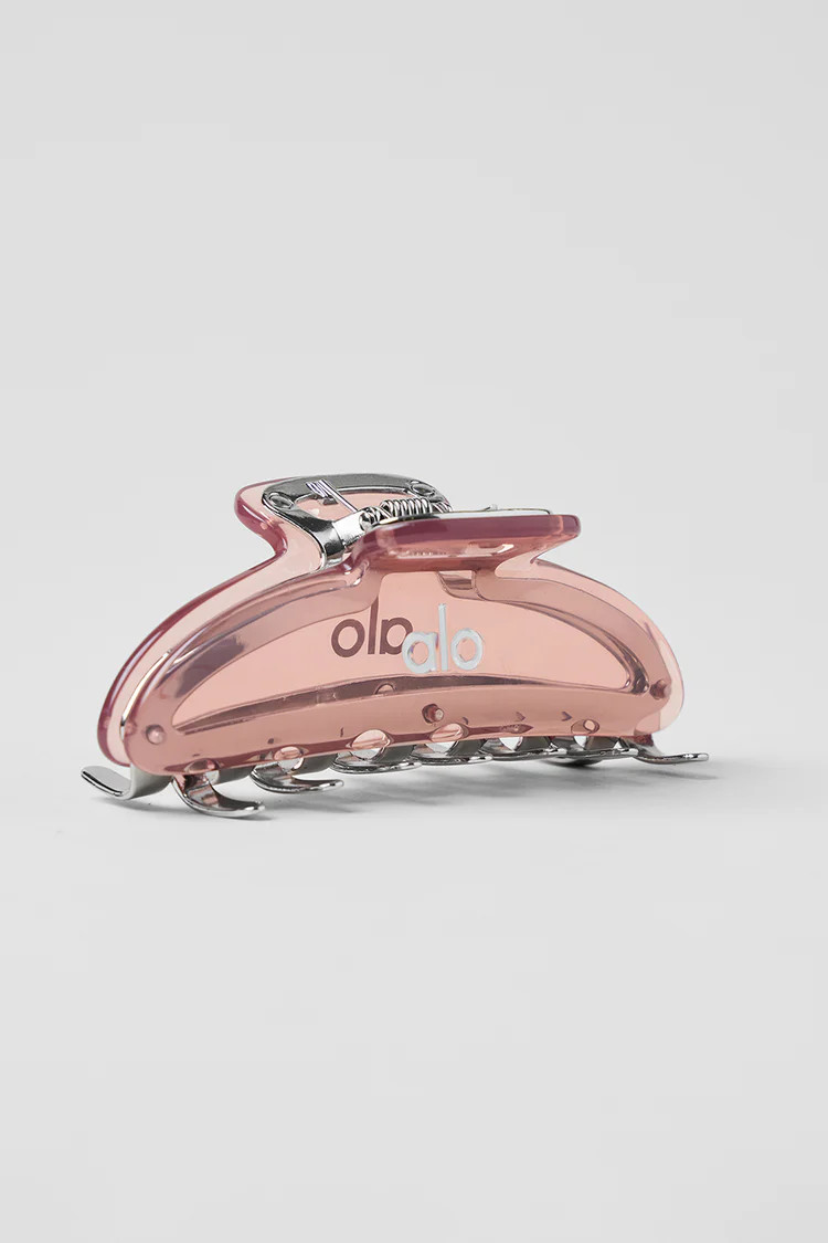 Acrylic Illusion Claw Clip - Ballet Pink Acetate/Chrome | Alo Yoga (US)