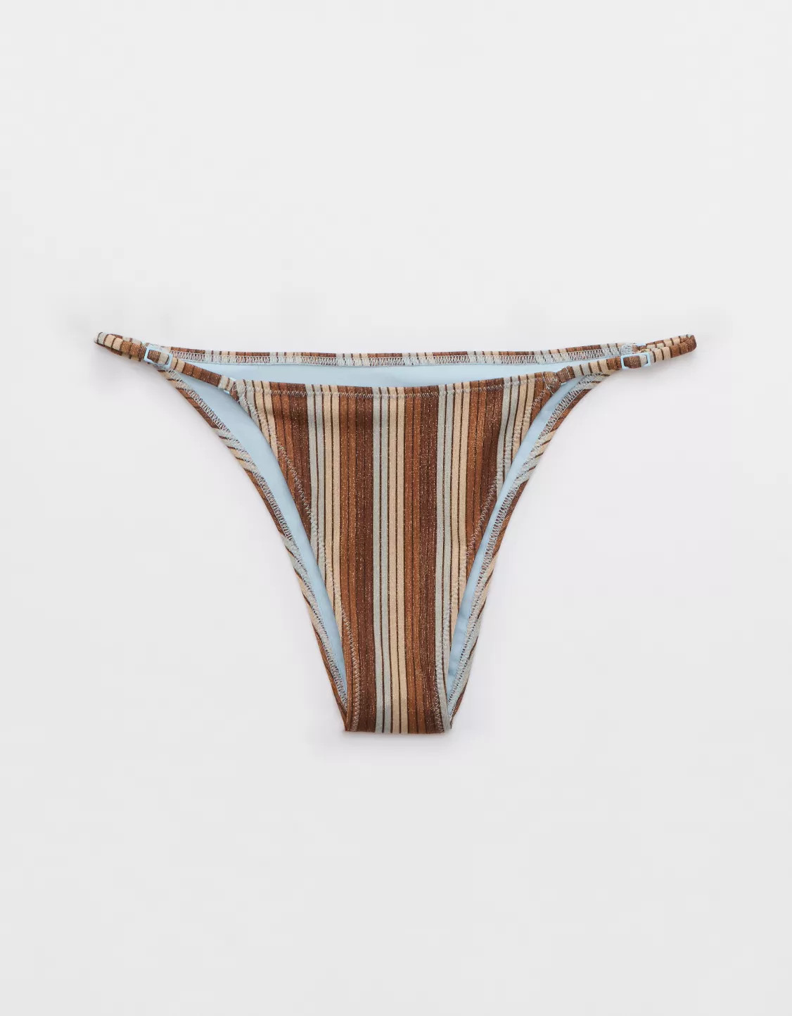 Aerie Sparkle Adjustable Cheekiest Bikini Bottom | Aerie