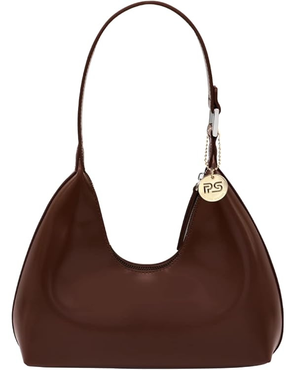 PS PETITE SIMONE Small Shoulder Bag for Women Everyday Purse Trendy Hobo bag Crescent Bag Structu... | Amazon (US)