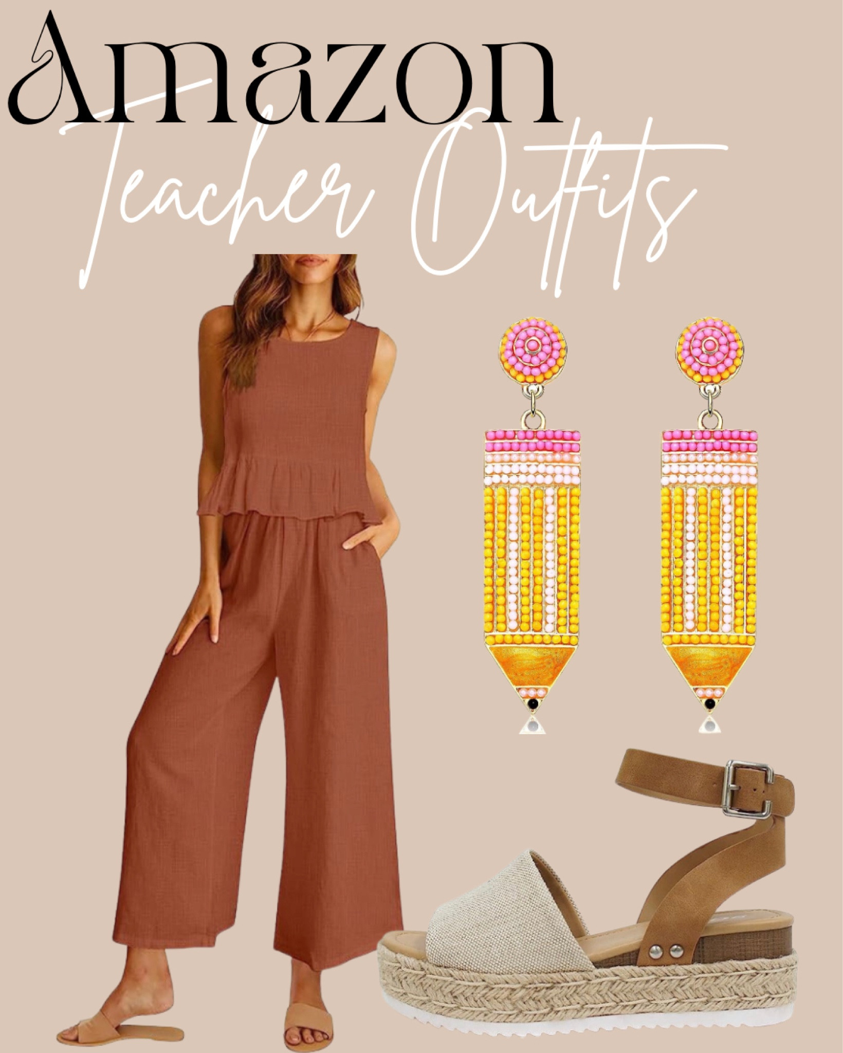 Teacher fashion & workwear outfits from Amazon! 

Amazon, workwear, work outfits, work casual, office casual, blouses, blouse, fall workwear, fall outfit, work pants, women’s workwear, business casual, teacher earrings, teacher fashion, teacher outfits, teacher gifts, gifts for teacher, first day of school teacher style, back to school, teacher fashion, teacher jewelry, teacher tops, teacher dress, workwear, kindergarten, 1st grade, elementary teacher, school, amazon prime, best of amazon, found it on amazon, statement earrings, beaded earrings, dangle earrings, amazon fashion, amazon style, amazon outfit, outfit ideas for  teachers
#amazon #backtoschool #teacher #teacheroutfit #teacherfashion

#LTKBacktoSchool #LTKworkwear #LTKSeasonal