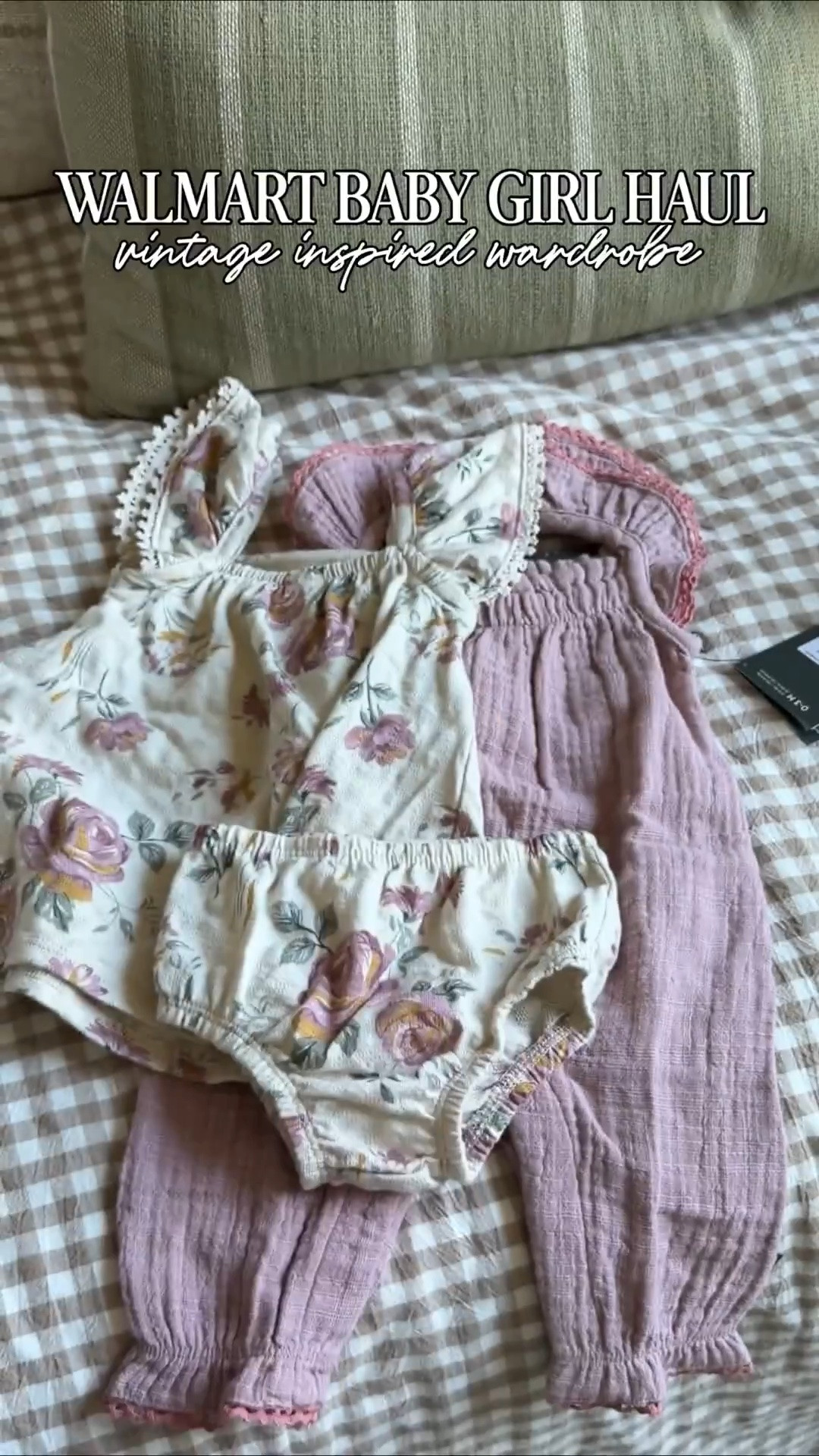 All the baby girl clothing and swaddles are from Walmart!!

#LTKBaby