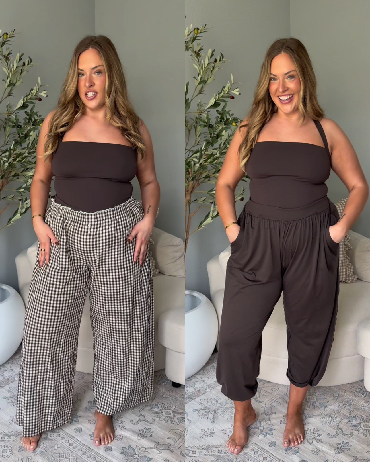 Wearing xl bottoms and large top! 