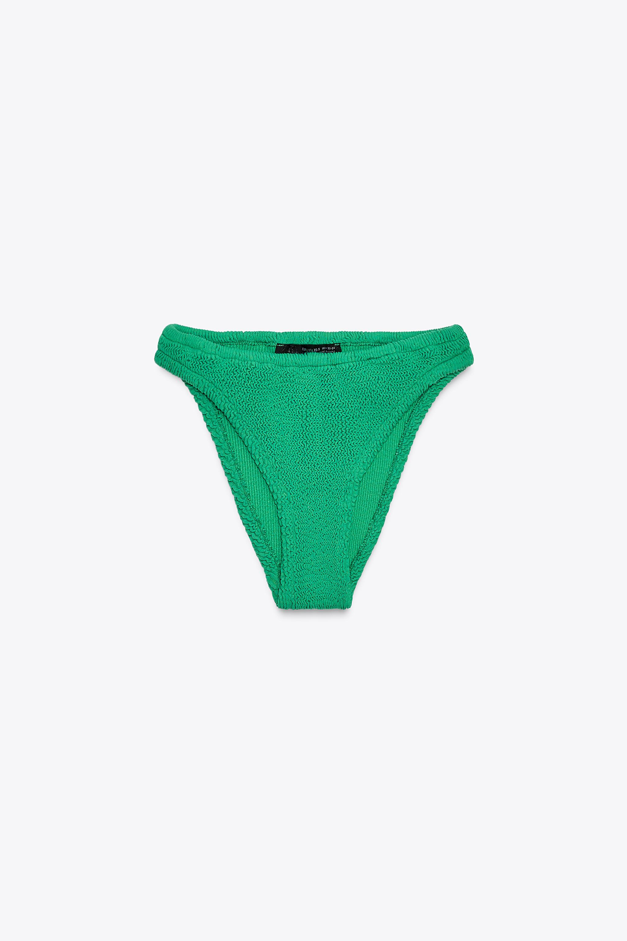 SLIP BIKINI TEXTURIZZATO | Zara IT