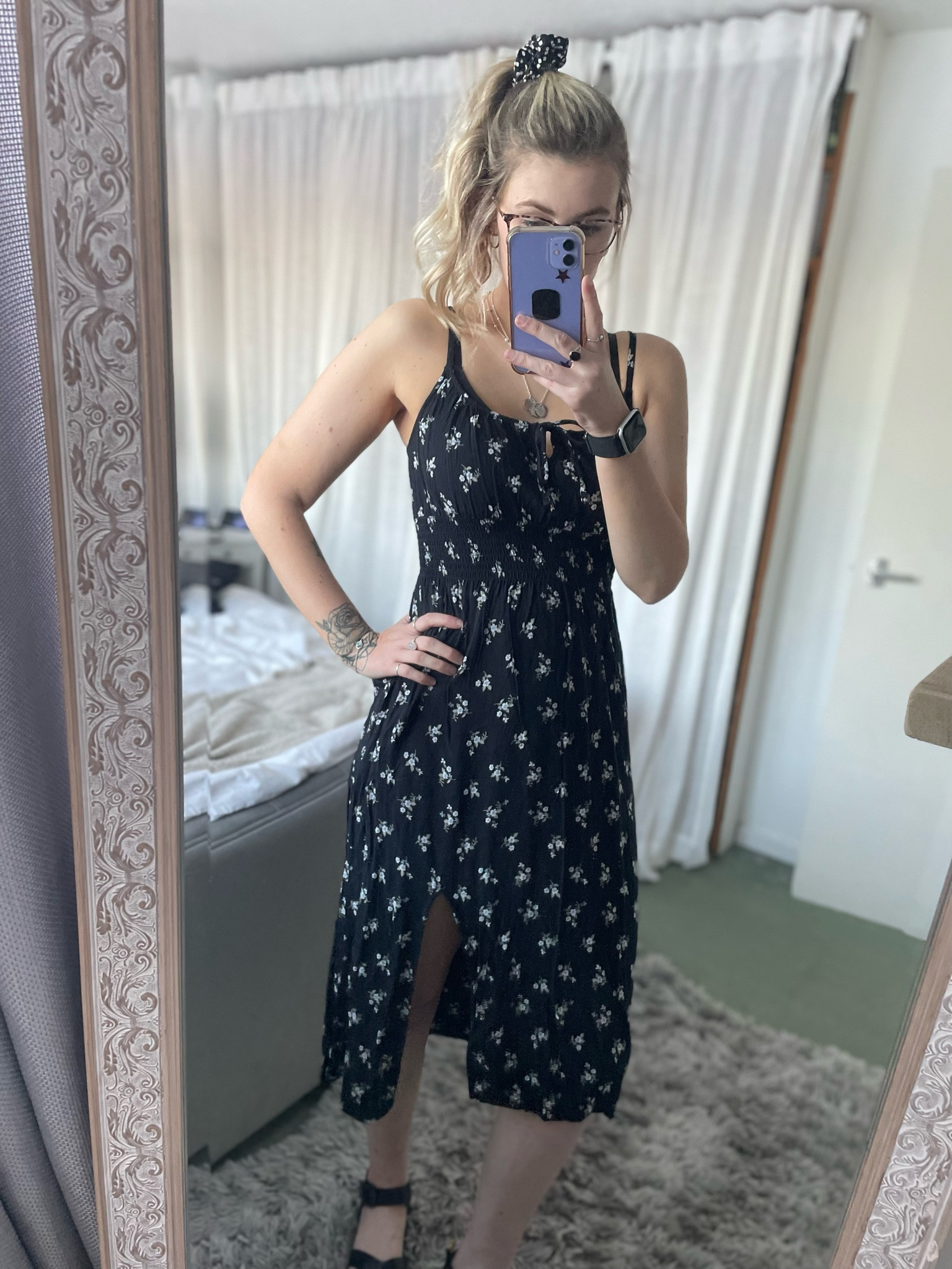 BORDERS at BALCONY(ボーダーズアットバルコニー) DRAPED MAXI