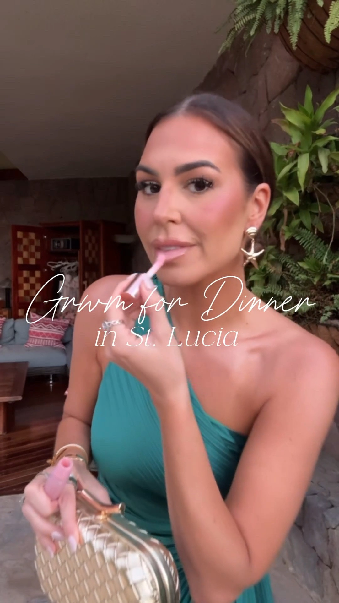 grwm for dinner in st. lucia 🤍 wearing a small in this dress & use code hollie35 for 35% off my outfit from vici!

also wearing shade daisy girl in the lipgloss 🩷 

 

#LTKgrwm #LTKootd #LTKTravel