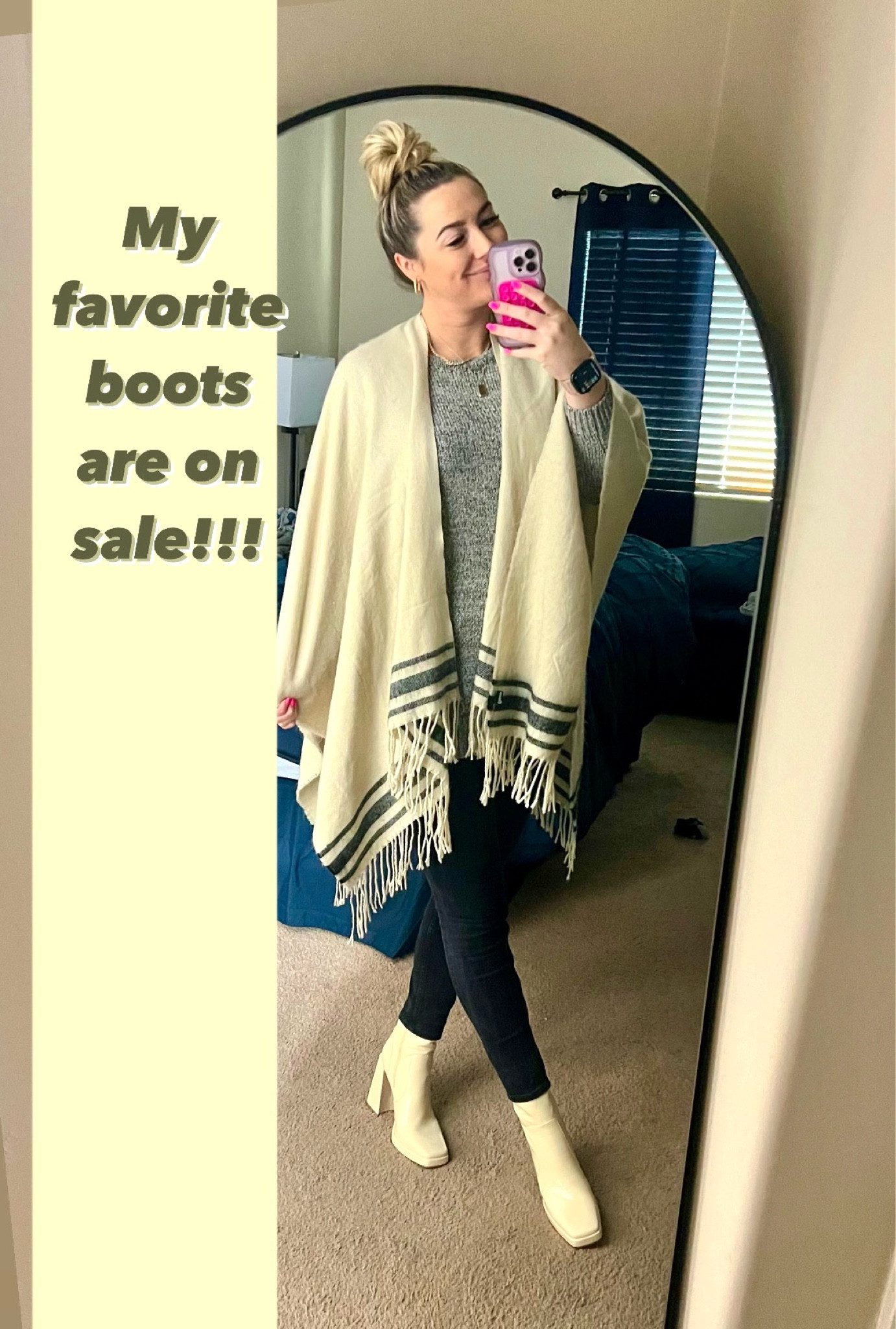Cream-colored boots adorned with a sleek crocodile pattern. The square toe adds a modern twist, making them a chic addition to any ensemble. ON SALE!!!

#LTKsalealert #LTKFestival #LTKfindsunder50