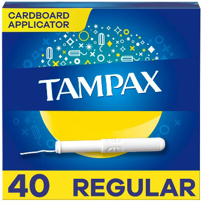 Tampax Tampons - Regular Absorbency - Cardboard - 40ct | Target
