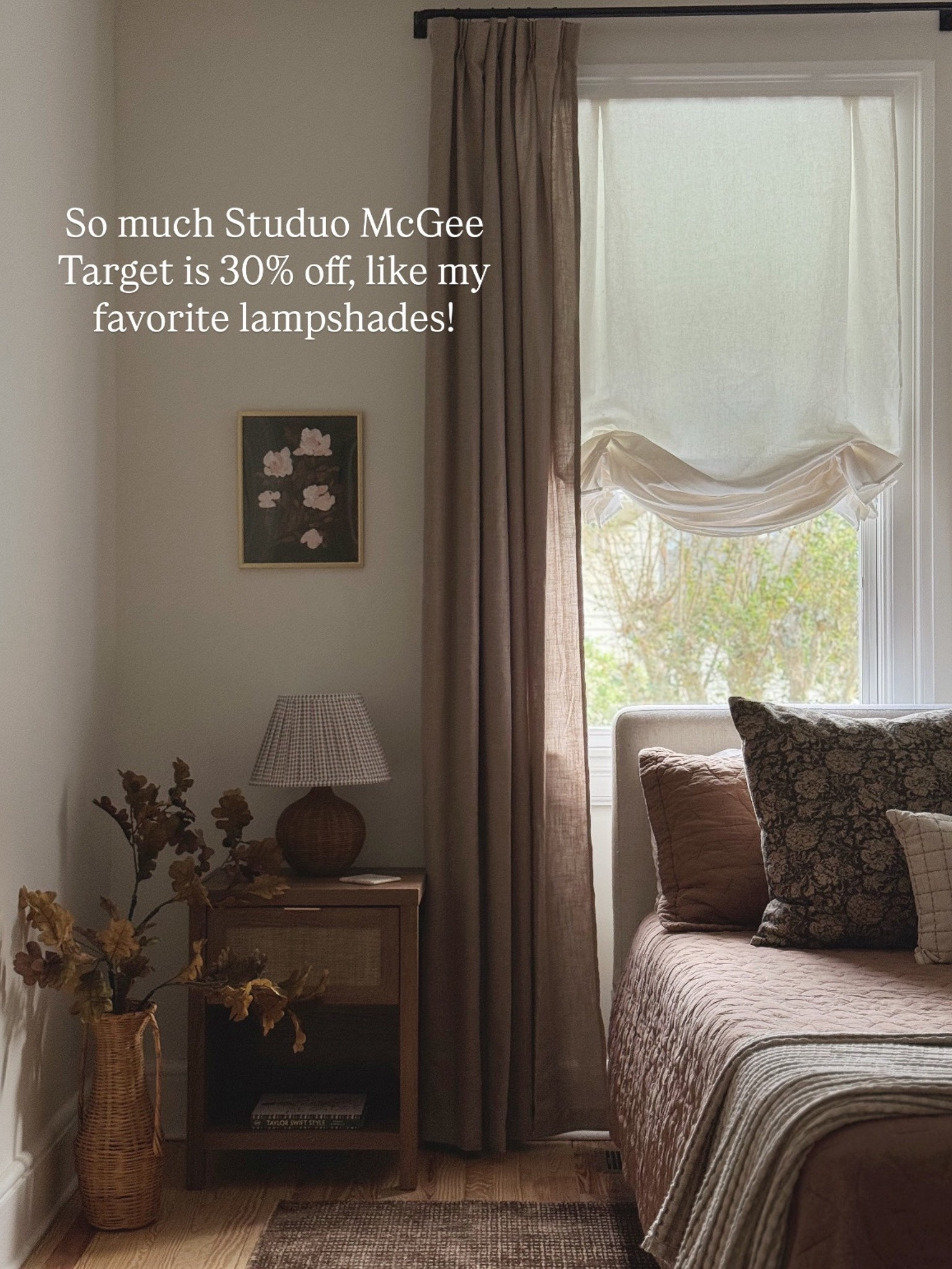 30% select Studio McGee Target, including my favorite lamp shades!