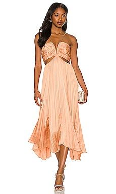 AIIFOS Evie Dress in Camel from Revolve.com | Revolve Clothing (Global)