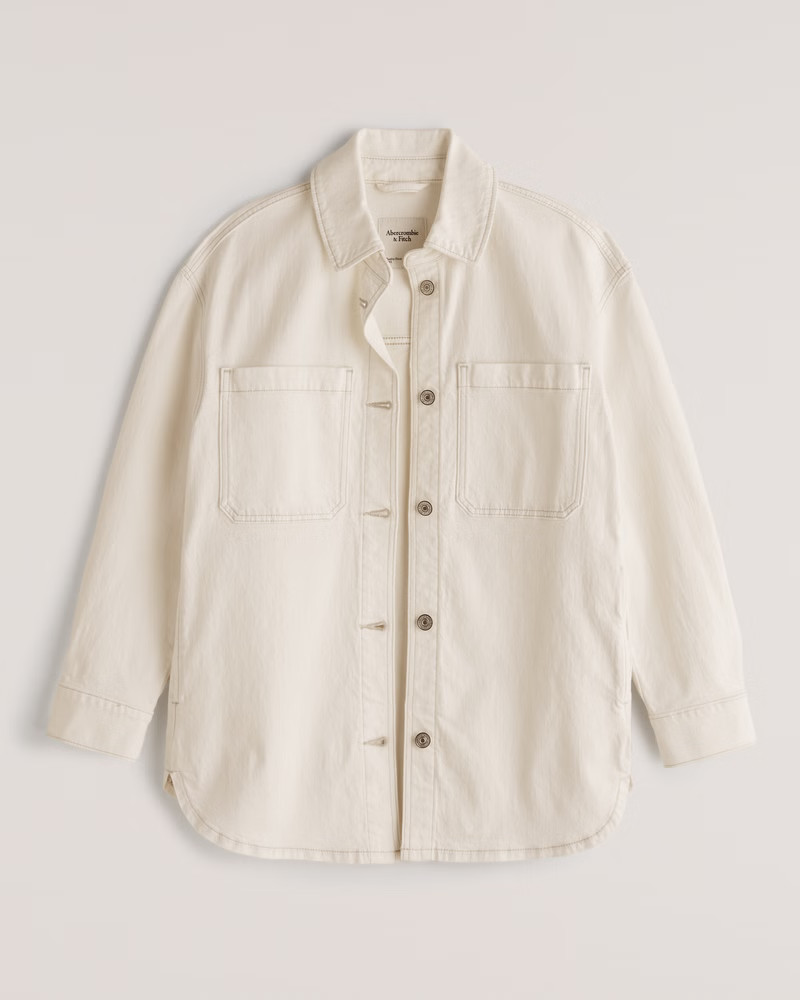Denim Shirt Jacket | Abercrombie & Fitch (US)