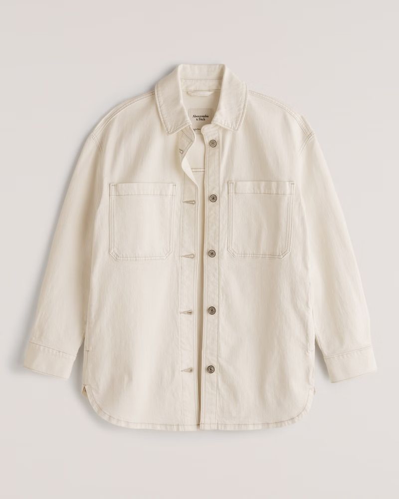 Denim Shirt Jacket | Abercrombie & Fitch (US)