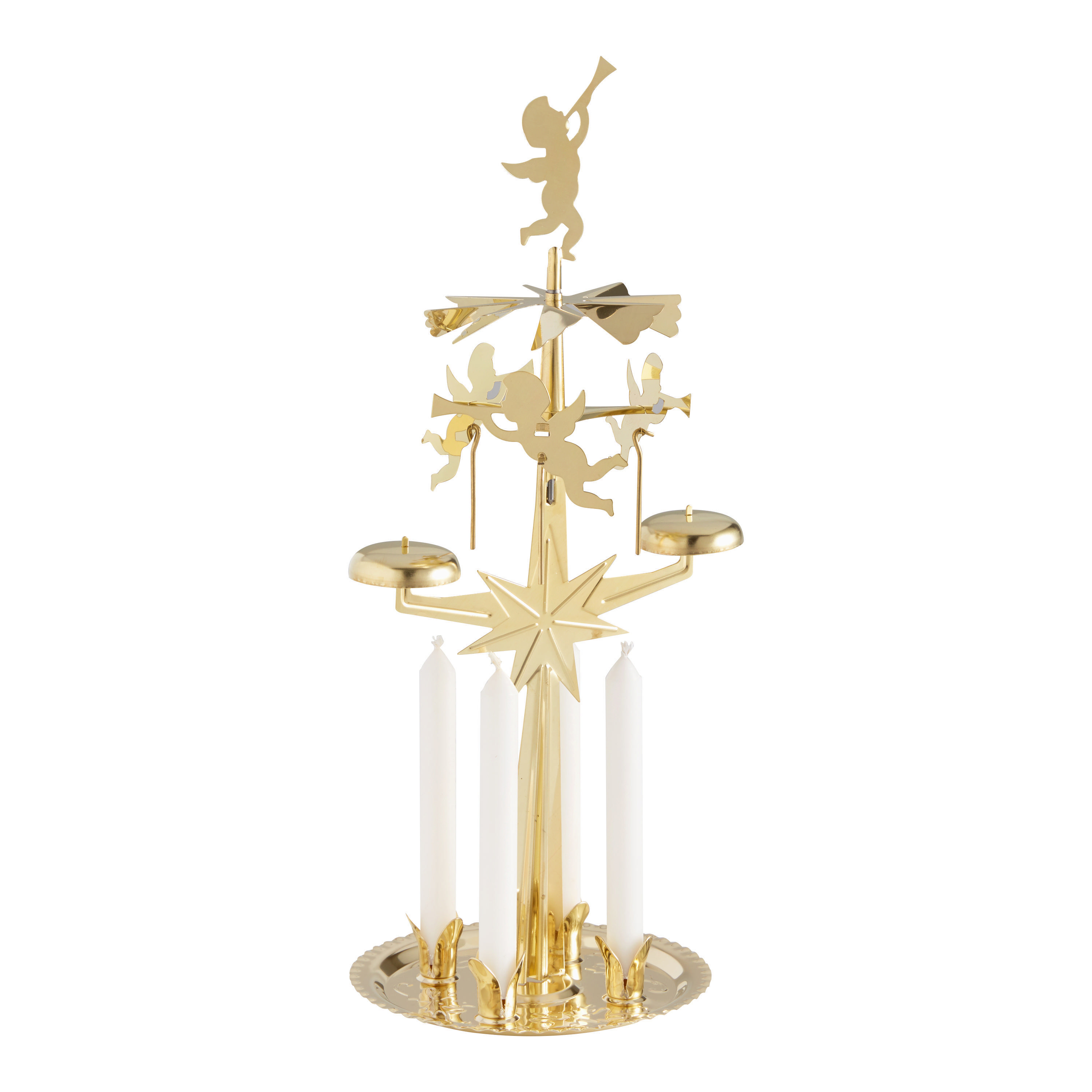 Gold Metal Angel Chime Set | World Market