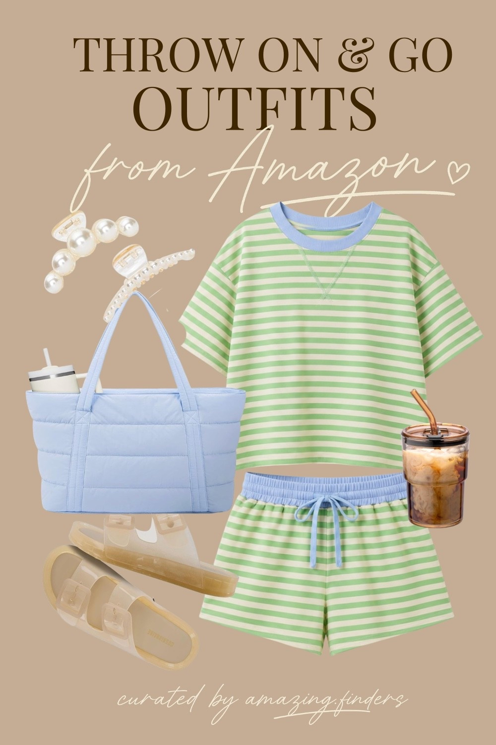 MISSACTIVER Womens Lounge 2 Piece Sets Summer Striped Matching Pajamas Set Short Sleeve Oversized T Shirts Drawstring Shorts,
Luxfuel 13 oz Tumbler Water Glass Cups with Straw & Lid, Reusable Iced Coffee, Tea Cups, Leak-Proof Thick Wall Travel Glass Tumbler for Home, Office, Car Cup Holder Friendly, BPA Free (Amber, 2 Pack),
Mehayi 4 PCS Large Pearl Hair Claw Clips for Women Girls, Hair Barrette Clamps for Thick Thin Hair, Fashion Hair Accessories Headwear Styling Tools for Party Wedding, ODOLY Unisex Cork Footbed Slide Sandal, Arch Support Summer Outdoor Sandals with Adjustable Buckle for Women and Men,
Quilted Puffer Tote Bag for Women Large Crossbody Bag Lightweight Nylon Puffy Quilted Carryall Hobo Puff Shoulder Bag


 

 #LTKmomlife #LTKSeasonal #LTKActive