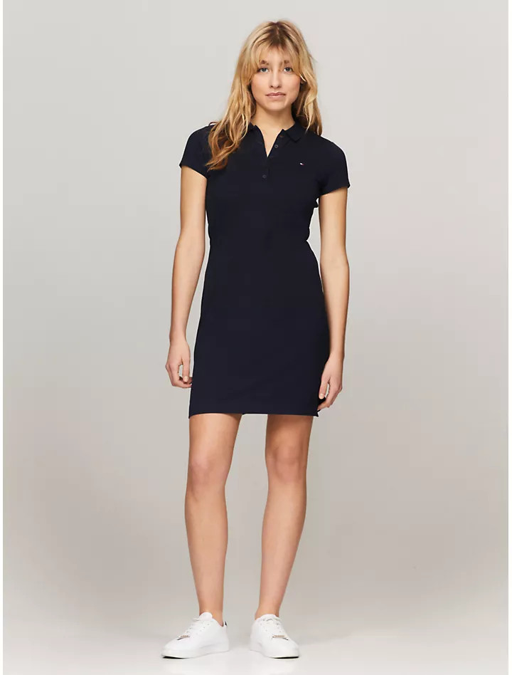 Stretch Cotton Polo Dress | Tommy Hilfiger | Tommy Hilfiger (US)
