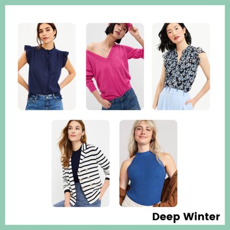 #deepwinterstyle # coloranalysis #deepwinter #winter

#LTKSeasonal #LTKworkwear #LTKunder100