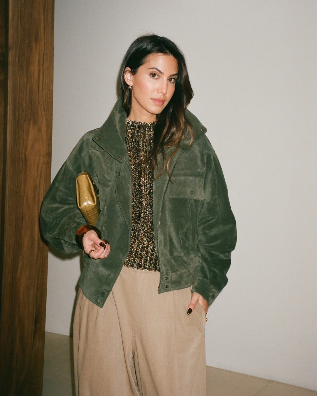 The coziest velvet sweater. Love it paired with this suede olive green jacket! 

#LTKootd #LTKdayinmylife #LTKgrwm