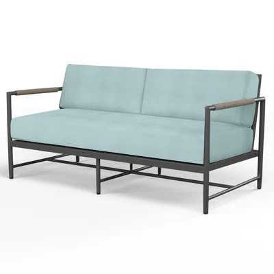 Esme 62'' Wide Outdoor Loveseat with Sunbrella Cushions | Wayfair North America