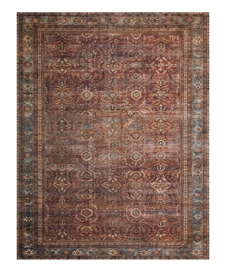 Brick & Blue Layla Rug | Zulily