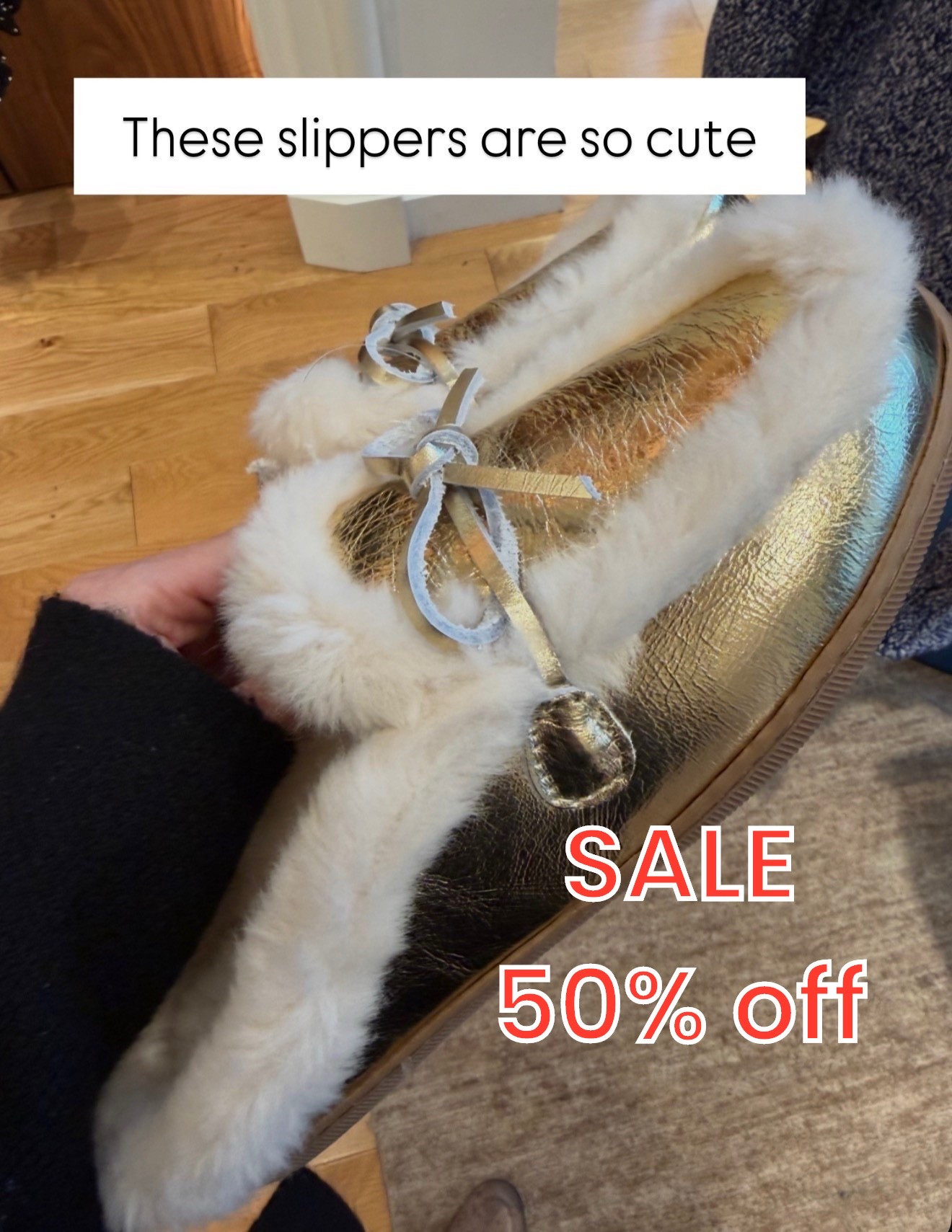 Holiday Last minute gift ideas, golden slippers, metallic slippers, j crew sale, annabrstyle.

#LTKFindsUnder100 #LTKGiftGuide #LTKSaleAlert