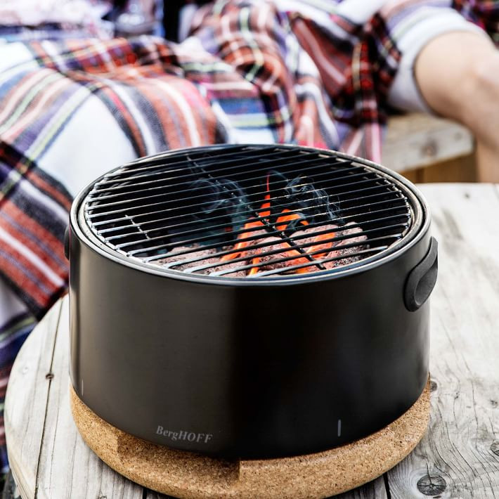 BergHOFF Steel Tabletop BBQ | West Elm (US)