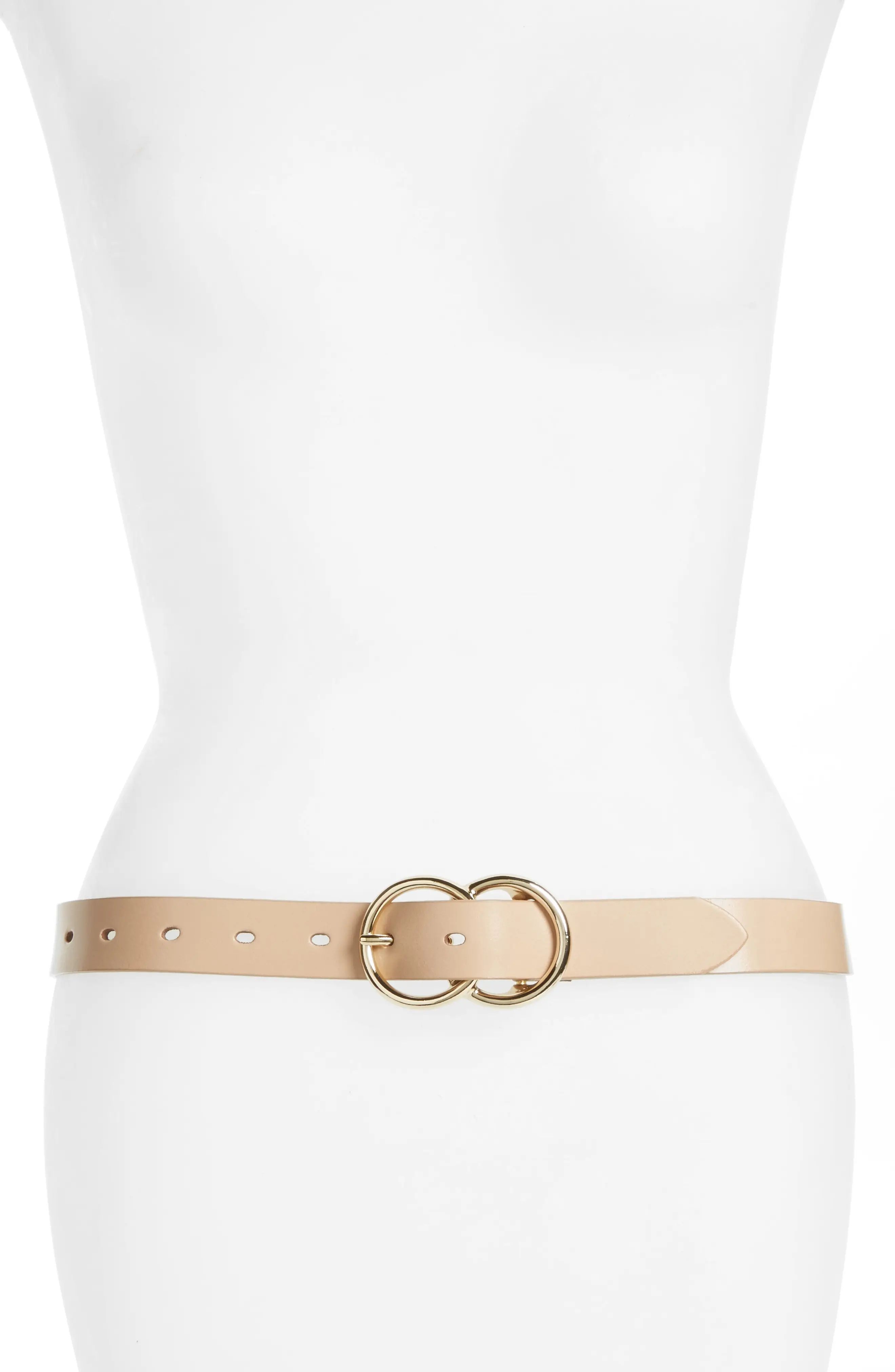 Double Ring Leather Belt | Nordstrom